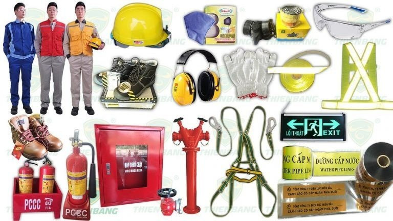 Toàn cảnh khu vực sản xuất đồ bảo hộ lao động tại xưởng Thiên Bằng